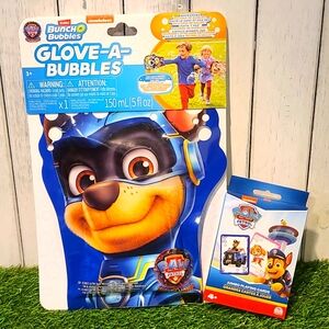PAW PATROL SET playing cards & Glove a bubbles outdoor fun. NWT NIB